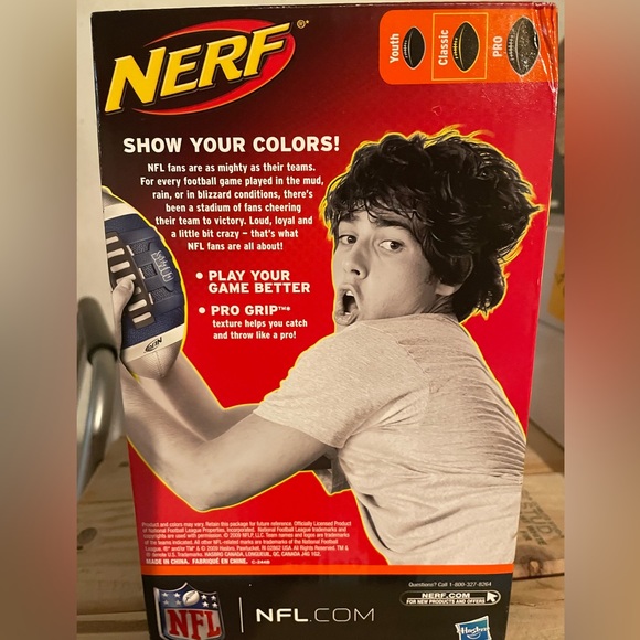 Indianapolis Colts Nerf Football - Picture 3 of 3